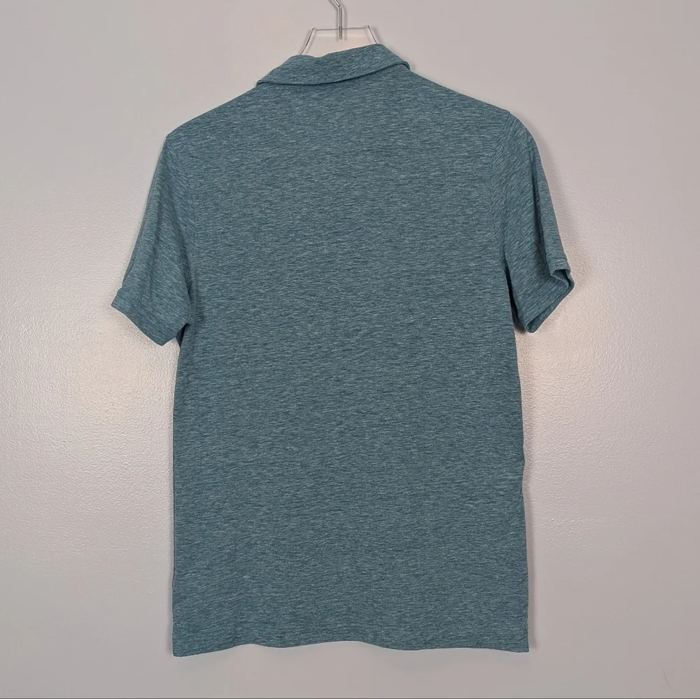 Banana Republic Men's Teal Polo Shirt Small